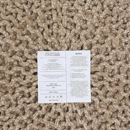 REDEARTH Round Pouf Ottoman - Image 8