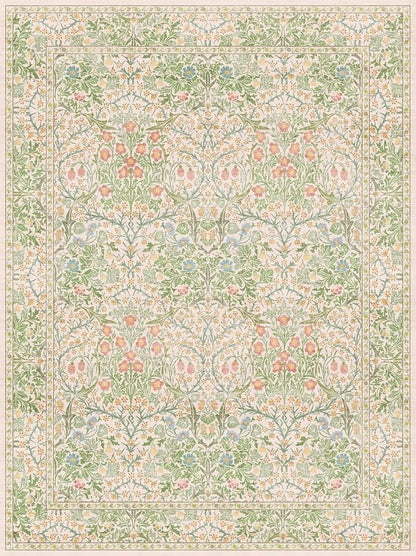 Washable Light Green Rug for Bedroom - Image 3