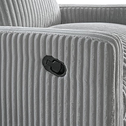 Oxford Baby Uptown Upholstered Glider Recliner Rocking Chair 360° Swivel - Image 7