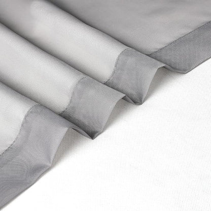 Chyhomenyc Voile Sheer Window Curtain Panels 54 Inch Long, Top Dual Rod Pockets - Image 8