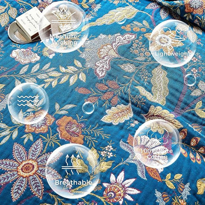 LUTBM Boho Throw Blanket for Couch Sofa Chair Cotton Summer Blankets for - Image 7