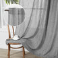 MYSKY HOME Living Room Curtains Semi Sheer Light Filtering Privacy Drapes Linen by MYSKYHOME