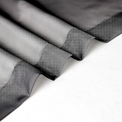 Chyhomenyc Black Sheer Curtains 45 Inches Length 2 Panels, Light Filtering Soft - Image 9