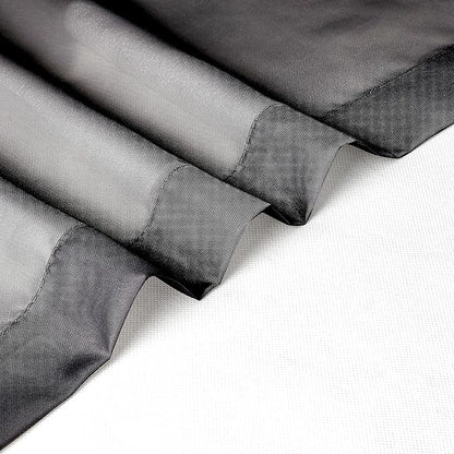 Chyhomenyc Black Sheer Valance for Windows, 2 Pack | Light Filtering Voile Soft - Image 7