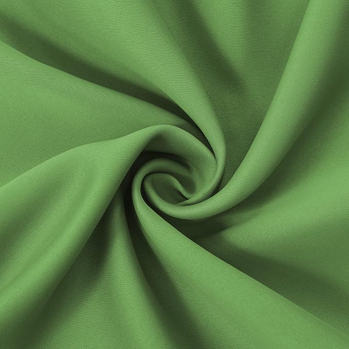 Blackout Curtains 66 x 84 inch/Light Green Curtains Set of 2 Panels/Thermal - Image 6