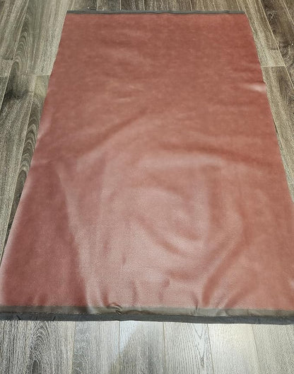 Merlot Burgundy Soft Faux Leather Fabric PU Peta Approved Vegan Leather by The - Image 4