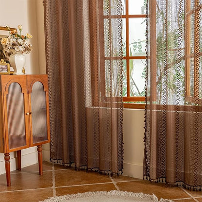 Sutuo Home Boho Curtains 2 Panels - Image 9
