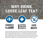 Tiesta Tea - Dried Organic Lavender Flower, Loose Leaf, Premium Non-Caffeinated Blend, Make Hot or Iced, Raw Edible Lavender Buds, Rich Flavors, 8oz Resealable Bulk Pouch