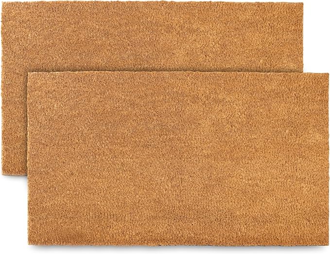 Blank Doormat Coir 30x17 Inch for Screen Printing, Welcome Mat Outdoor 2pk | by MainEventUSA