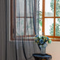Sutuo Home Navy Blue Boho Sheer Curtains 72 inches Long by SutuoHome
