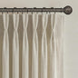 Warm Beige Light Filtering Extra Short Kitchen Window Curtains 45 Inch Length 2 by PleatedDrapes