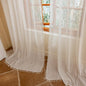 Sutuo Home White Boho Lace Curtains 96 inches Long by SutuoHome
