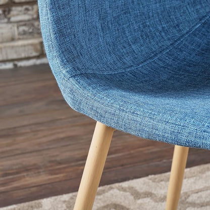 Christopher Knight Home Raina Mid-Century Modern Fabric Dining Chairs - Image 6