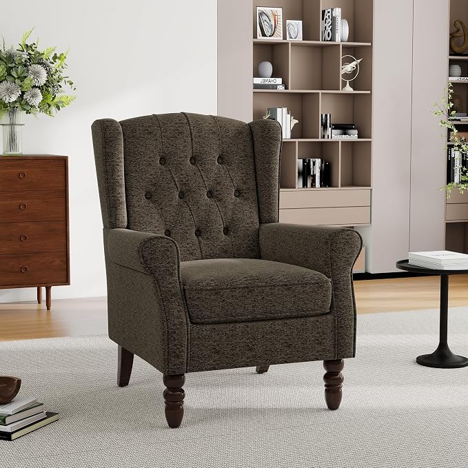 Pia Ricco High Back Floral Accent Chair by PiaRicco