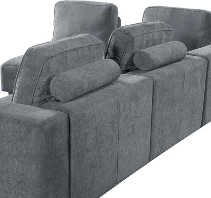 Christopher Knight Home Linmont 2 Pieces L Shape Convertible Sectional Sofa - Image 10