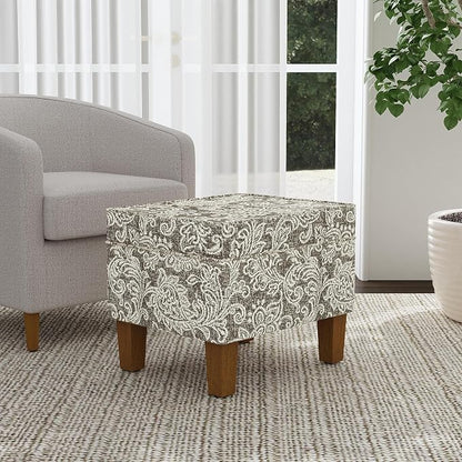 Homepop Home Decor |K7646-A880| Upholstered Modern Rectangular Storage Ottoman - Image 4