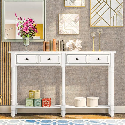 Merax Retro Console Table Sofa Table - Image 3