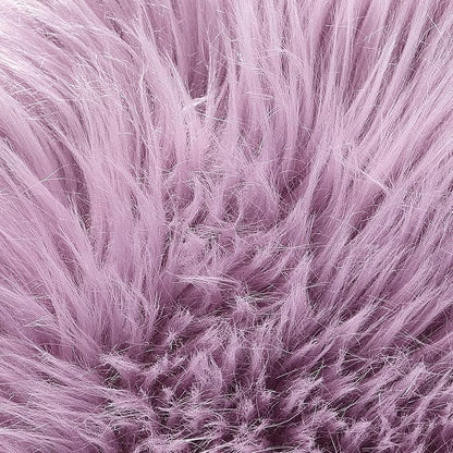 Stratford Park Lilac Bloom Faux Fur Rug, Super Soft Fluffy Area Rug - Image 6