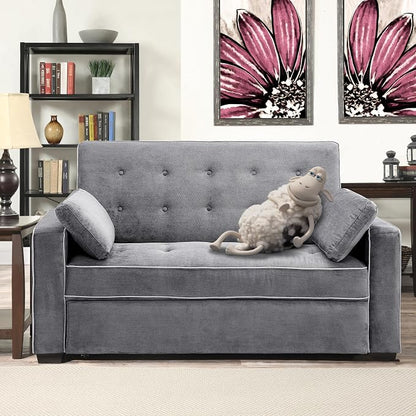 Serta Ainsley 72.6" Convertible Sleeper Sofa, Queen Size, Dreamcoil Comfort - Image 9