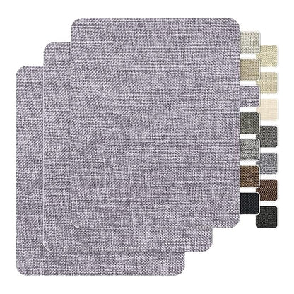 BESEZX Linen Fabric Repair Patch，3 PCS 9 * 11 Inch Self-Adhesive Couch Fabric by Besezx