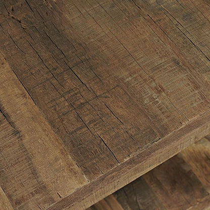 Jofran Reclamation Rustic Reclaimed Solid Wood Square End Table - Image 4