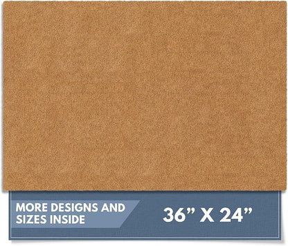 Barnyard Designs Natural Coco Coir Non-Slip Doormat | Heavy-Duty Welcome Mat by BarnyardDesigns