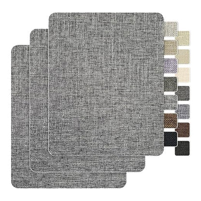 BESEZX Linen Fabric Repair Patch，3 PCS 9 * 11 Inch Self-Adhesive Couch Fabric by Besezx