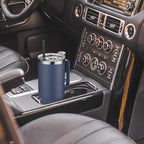 HASLE OUTFITTERS 40 oz Stainless Steel Tumbler with Handle, Vacuum Insulated Tumblers Bulk, Reusable Double Wall Travel Coffee Mug, Durable Powder Coated Water Bottle(Navy, 1)