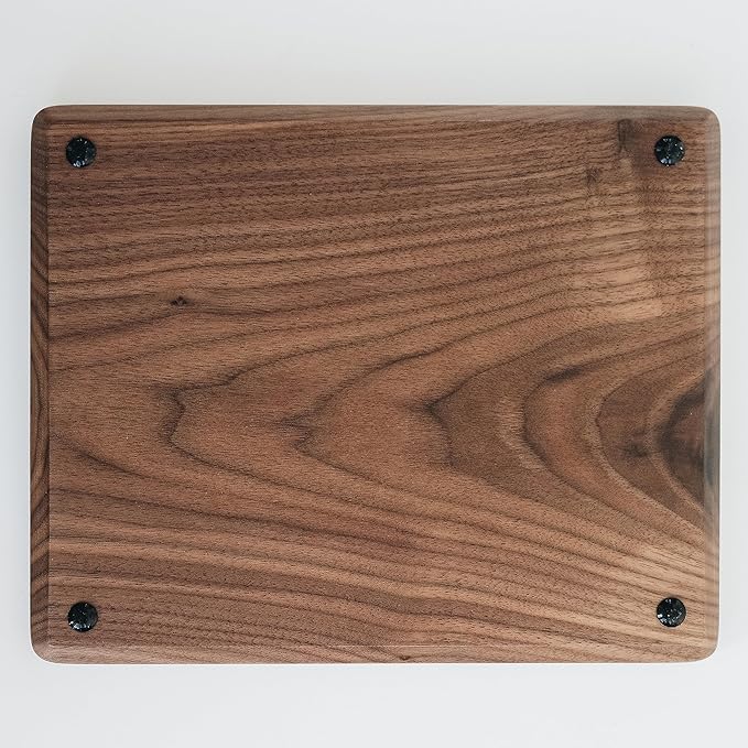 Normcore Tamping Station - Natural Walnut Espresso Tamping Mat - Wooden Tamping Mat for 51/54/58mm Portafilter, Tamper, Distributor, Puck Screen and Portafilter - Genuine American Walnut Wood