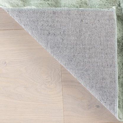nuLOOM Jeni Green Checkered Washable Runner Rug - Image 3
