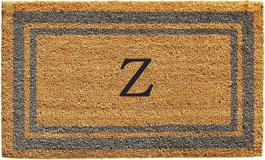 Calloway Mills 153022436Z Periwinkle Border 24" x 36" Monogram Doormat by Callowaymills