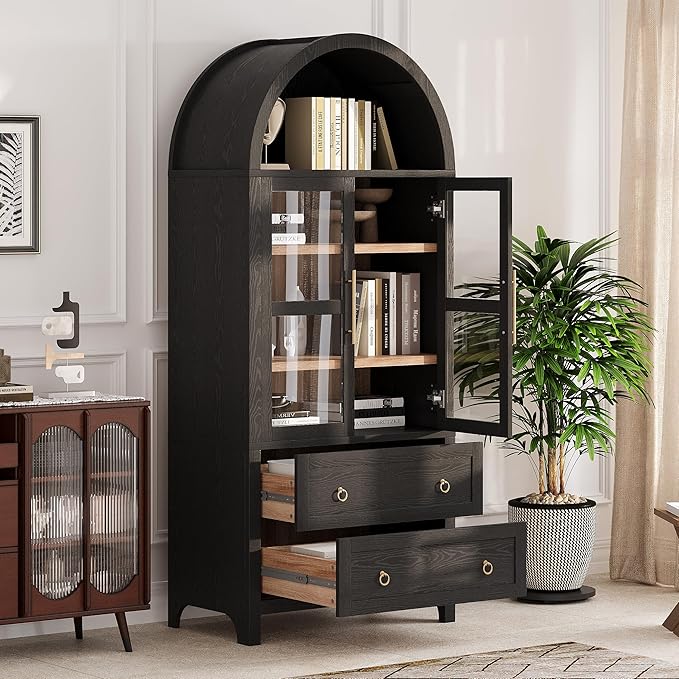 71" Arched Storage Cabinets - Image 3