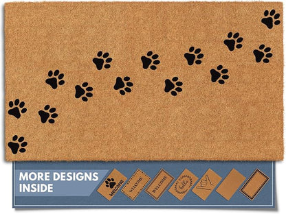 Barnyard Designs Natural Coco Coir Non-Slip Doormat | Heavy-Duty Welcome Mat by BarnyardDesigns
