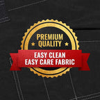 Under NY Sky Chef Apron – Professional Black Twill – Cotton Straps - Smart Pockets - Adjustable for Men and Women – Pro Chef, Cook, Kitchen, Baker, Barista, Bartender, Server Aprons