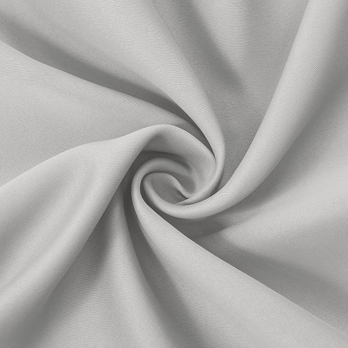 Light Grey Blackout Curtains 34 x 84 Inch Length/Set of 2 Curtain - Image 9