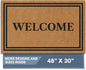 Barnyard Designs Natural Coco Coir Non-Slip Doormat | Heavy-Duty Welcome Mat by BarnyardDesigns
