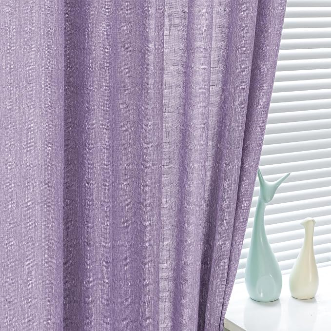 MYSKY HOME Purple Nursery Curtains - Image 4