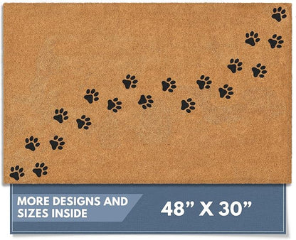 Barnyard Designs Natural Coco Coir Non-Slip Doormat | Heavy-Duty Welcome Mat by BarnyardDesigns