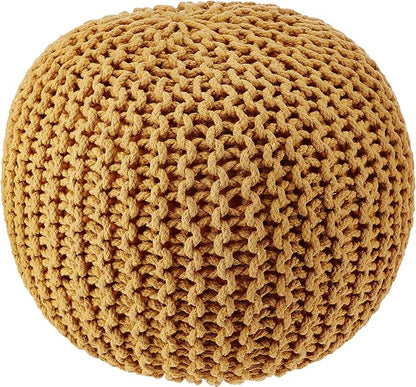 REDEARTH · Round Pouf Ottoman by REDEARTH