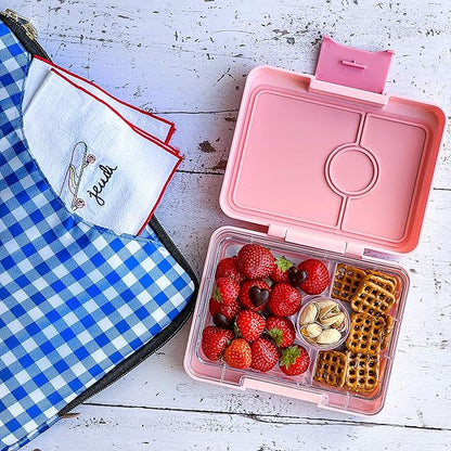 Yumbox Snack Box – Leakproof, BPA-Free, 3-Compartment Snack Container for Kids & Adults – Portable, Lightweight & Easy to Clean – Ideal for Fruits, Veggies, Crackers & Dips (Lavande Unicorn)