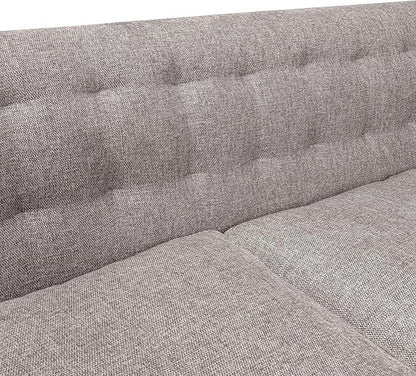 Armen Living Annabelle 80" Modern Gray Fabric Sofa - Image 8