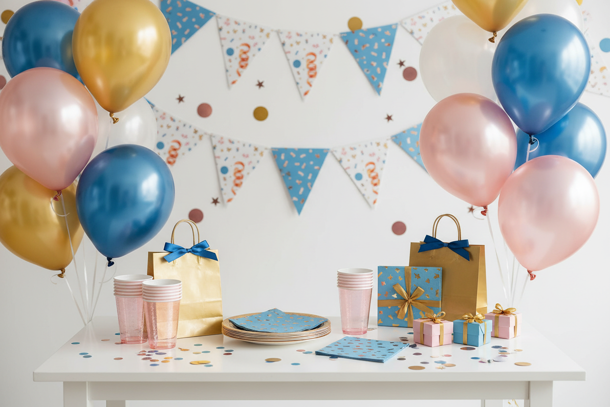 From balloons and banners to tableware and favors — PartyPop has all the essentials to make your event effortless and fun.(make it real phtoo)