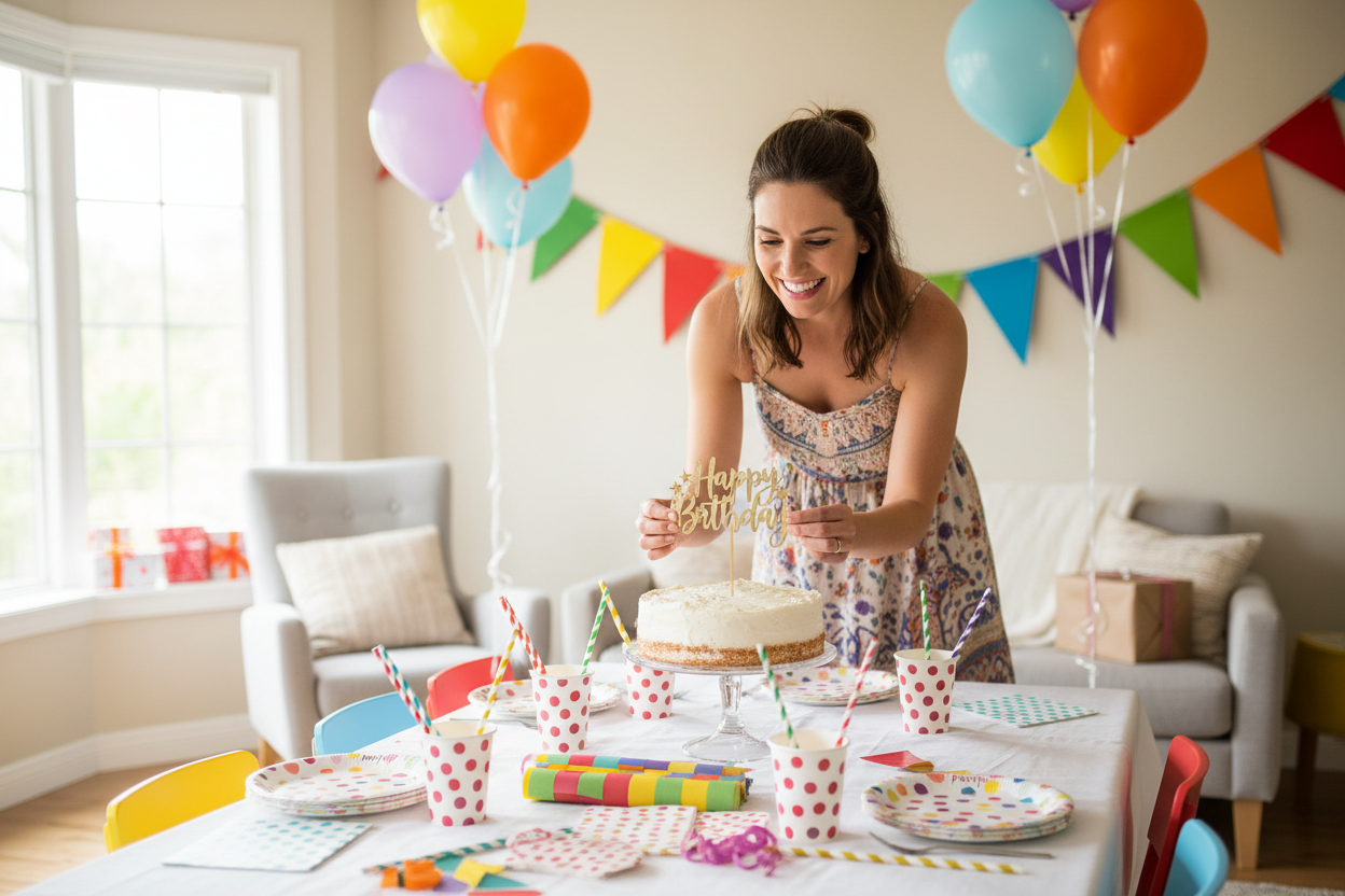 I love how PartyPop has everything I need in one place! Planning my daughter’s party was so easy — from banners to cake toppers, everything was perfect. — Ella M. (make it real photo)